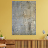 'Over het hoofd gezien' Neutrale Abstracte kunst Canvas Afdruk (Insitu (Woonkamer))