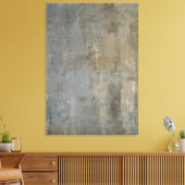 'Over het hoofd gezien' Neutrale Abstracte kunst Canvas Afdruk (Insitu (Woonkamer))