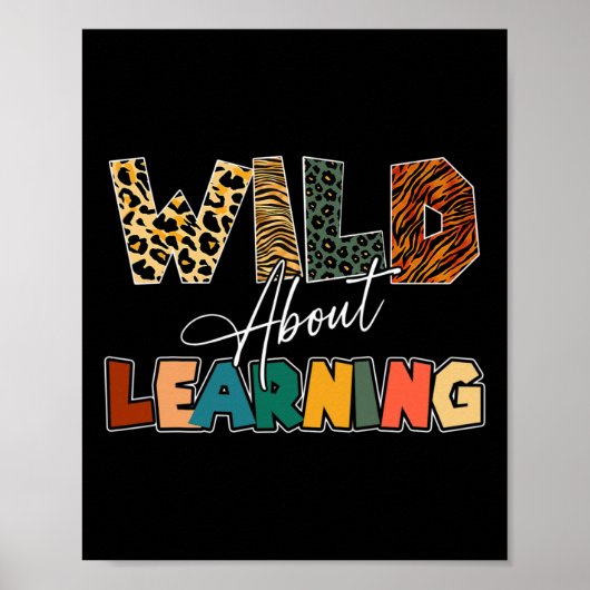 Over het leren van luipaardleraar Terug naar schoo Poster (Voorkant)