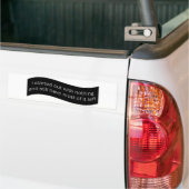 Over het leven bumpersticker (Op Truck)