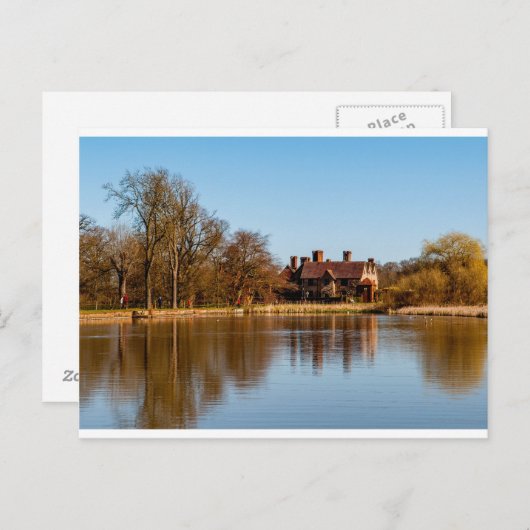 Over het meer. briefkaart (Voorkant / Achterkant)