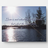 Over het meer fotoplaat (Voorkant)