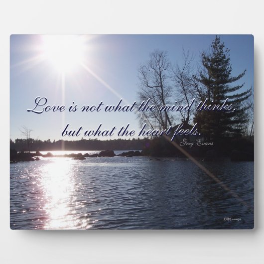 Over het meer fotoplaat (Voorkant)