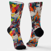 Over het meer. sokken (Gebogen)