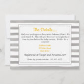 Over het Miles Baby shower Kaart (Achterkant)