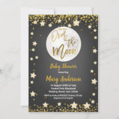 Over het Mon Chalkboard Gold Baby shower Kaart (Voorkant)