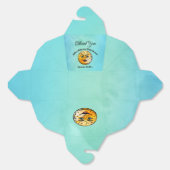 Over het Moon Baby shower Bedankdoosjes (Ongevouwen)