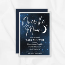 Over het Moon Baby shower Celestial