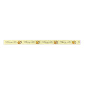 Over het Moon Baby shower Satijnen Lint (Voorkant)