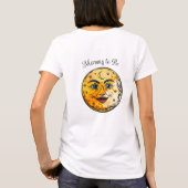 Over het Moon Baby shower T-shirt (Achterkant)