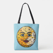 Over het Moon Baby shower Tote Bag (Achterkant)