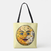 Over het Moon Baby shower Tote Bag (Achterkant)