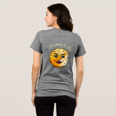 Over het Moon Baby shower Tri-Blend Shirt (Achterkant volledig)