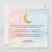 Over het Moon Gender Reopenbaart Square Hartelijk  (Achterkant)