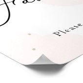 Over het Moon Twinkle Star Favors-teken Poster (Hoek)