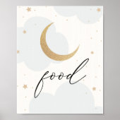 Over het Moon Twinkle Star-voedsel Poster (Voorkant)