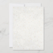 Over het Moon Wedding Invitation Gold Kaart (Achterkant)