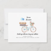 Over het nieuwe adres Boho-bewegende aankondiging (Voorkant)