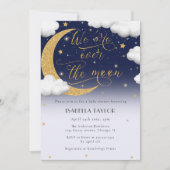 Over het onpartijdige Baby shower van de maan gesl Kaart (Voorkant)