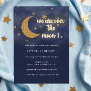 Over het onpartijdige Baby shower van de maan gesl Kaart