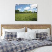 Over het Open Gebied: Uitzicht met brede hoek Canvas Afdruk (Insitu (Slaapkamer))