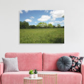 Over het Open Gebied: Uitzicht met brede hoek Canvas Afdruk (Insitu (Woonkamer))