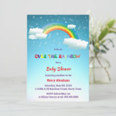 Over het Rainbow Baby shower Kaart (Staand voorkant)