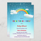 Over het Rainbow Baby shower Kaart (Voorkant / Achterkant)
