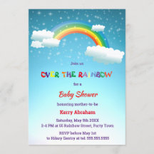 Over het Rainbow Baby shower