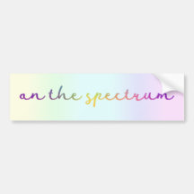 Over het spectrum, de lichte regenboog, het Autism