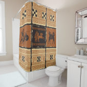 over het thema Oude Griekenland in de vorm van een Douchegordijn (In situ)