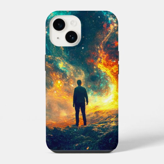 Over Het Universum iPhone Hoesje (Achterkant)