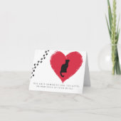 Over het verlies van je kat  kaart (Voorkant)