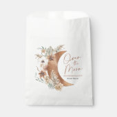 Over het Vrijgezellenfeest Moon Boho Bedankzakje (Voorkant)