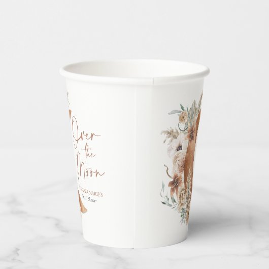 Over het Vrijgezellenfeest Moon Boho Papieren Bekers (Rechts)