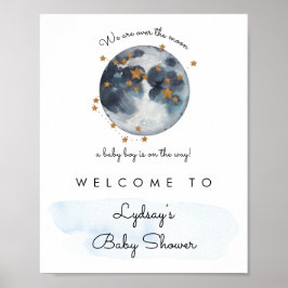 Over het Welkomstteken van het Baby shower van de Poster