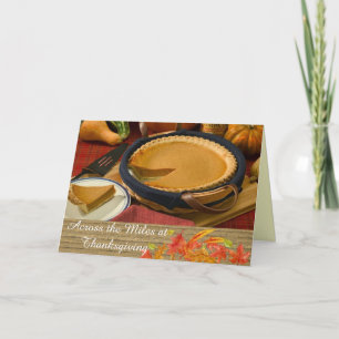 Over het Wenskaart van de Thanksgiving Miles Feestdagen Kaart