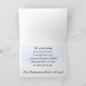 Over het Wenskaart van Kerstmis Feestdagen Kaart (Binnen)