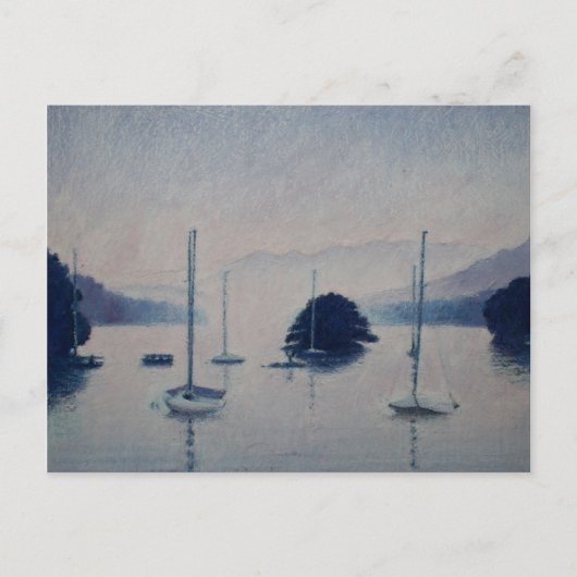 over het Windermere-meer Briefkaart (Voorkant)