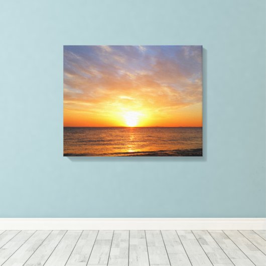 OVER HET ZEE CANVAS AFDRUK (Insitu (Houten vloer))