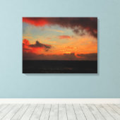 OVER HET ZEE CANVAS AFDRUK (Insitu (Houten vloer))