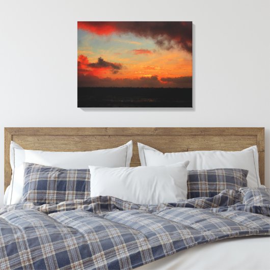 OVER HET ZEE CANVAS AFDRUK (Insitu (Slaapkamer))