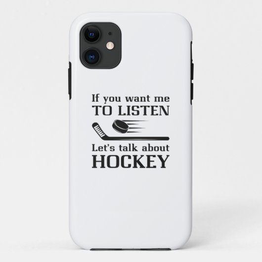 Over Hockey praten Case-Mate iPhone Case (Achterkant)