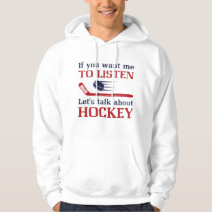 Over Hockey praten Hoodie
