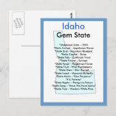 Over Idaho Briefkaart (Voorkant / Achterkant)