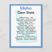 Over Idaho Briefkaart (Voorkant)