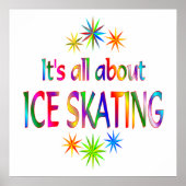 Over ijsschaatsen poster (Voorkant)