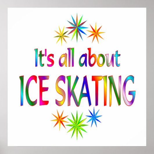 Over ijsschaatsen poster (Voorkant)