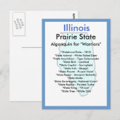 Over Illinois Briefkaart (Voorkant / Achterkant)