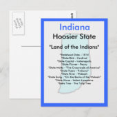 Over Indiana Briefkaart (Voorkant / Achterkant)